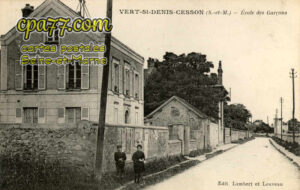 Vert St Denis (Seine-et-Marne) - Ecole des Garçons