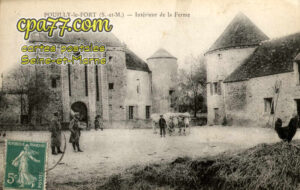 Vert St Denis (Seine-et-Marne) - Intérieur de la Ferme