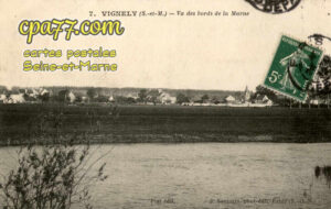 Vignely (Seine-et-Marne) - Vue des Bords de la Marne