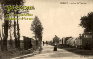 Vilbert (Seine-et-Marne) - Arrivée du Tramway