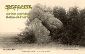 Villecerf (Seine-et-Marne) - La Roche du Sault