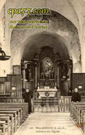Villegruis (Seine-et-Marne) - Intérieur de l&rsquo;Eglise