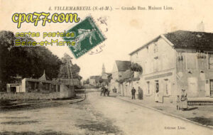 Villemareuil (Seine-et-Marne) - Grande Rue, Maison Lion