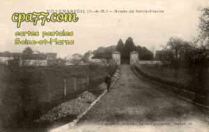Villemareuil (Seine-et-Marne) - Route de Saint-Fiacre