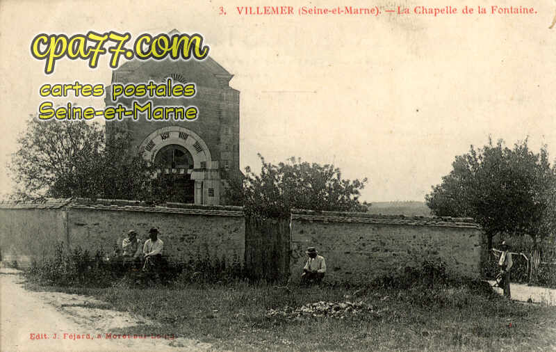 Villemer (Seine-et-Marne) - La Chapelle de la Fontaine