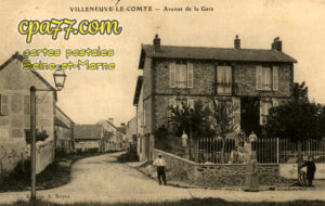 Villeneuve Le Comte (Seine-et-Marne) - Avenue de la Gare
