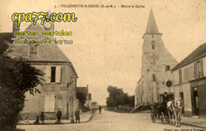 Villeneuve St Denis (Seine-et-Marne) - Mairie et Eglise
