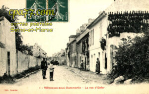 Villeneuve Sous Dammartin (Seine-et-Marne) - La Rue d&rsquo;Enfer