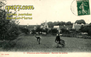 Villeneuve Sous Dammartin (Seine-et-Marne) - Derrière les jardins