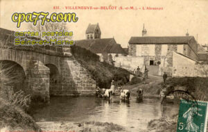 Villeneuve Sur Bellot (Seine-et-Marne) - L&rsquo;Abreuvoir