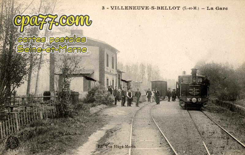Villeneuve Sur Bellot (Seine-et-Marne) - La Gare