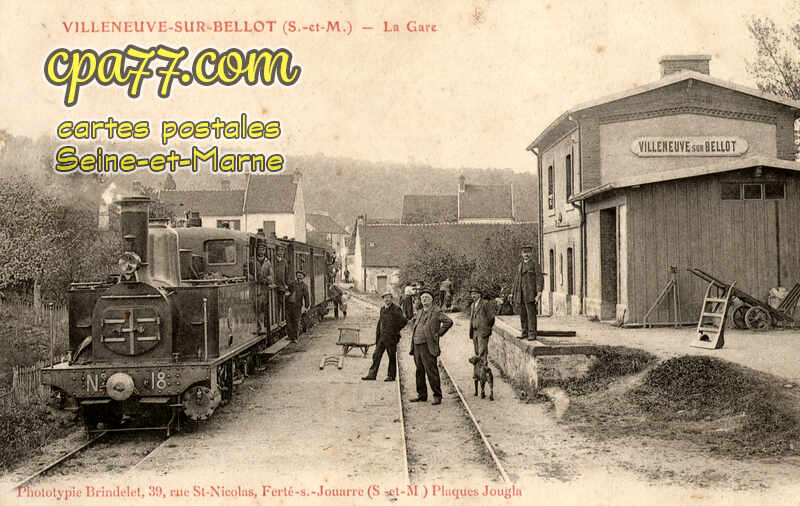 Villeneuve Sur Bellot (Seine-et-Marne) - La Gare