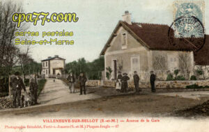 Villeneuve Sur Bellot (Seine-et-Marne) - Avenue de la Gare