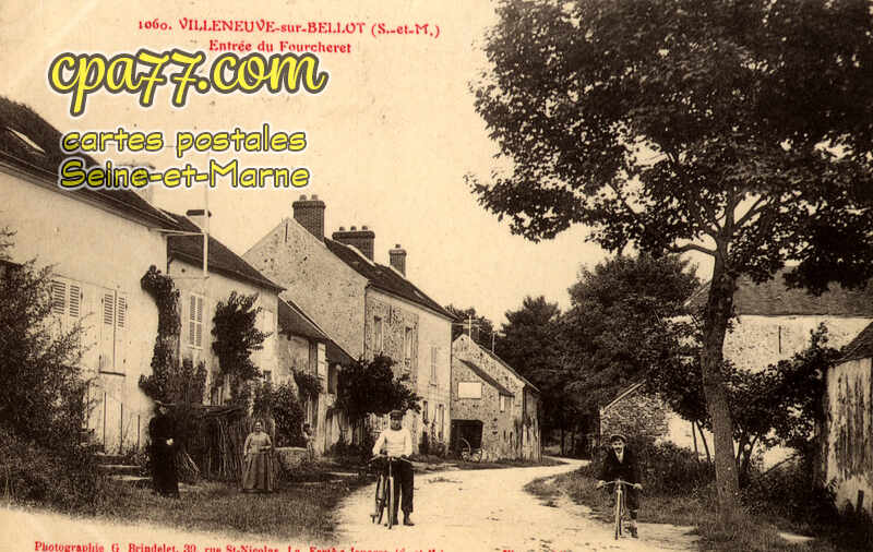 Villeneuve Sur Bellot (Seine-et-Marne) - Entrée de Fourcheret