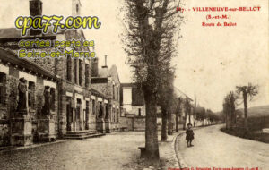 Villeneuve Sur Bellot (Seine-et-Marne) - Route de Bellot