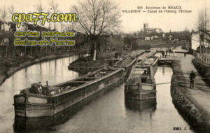Villenoy (Seine-et-Marne) - Environs de Meaux – Canal de l&rsquo;Ourcq, l&rsquo;écluse