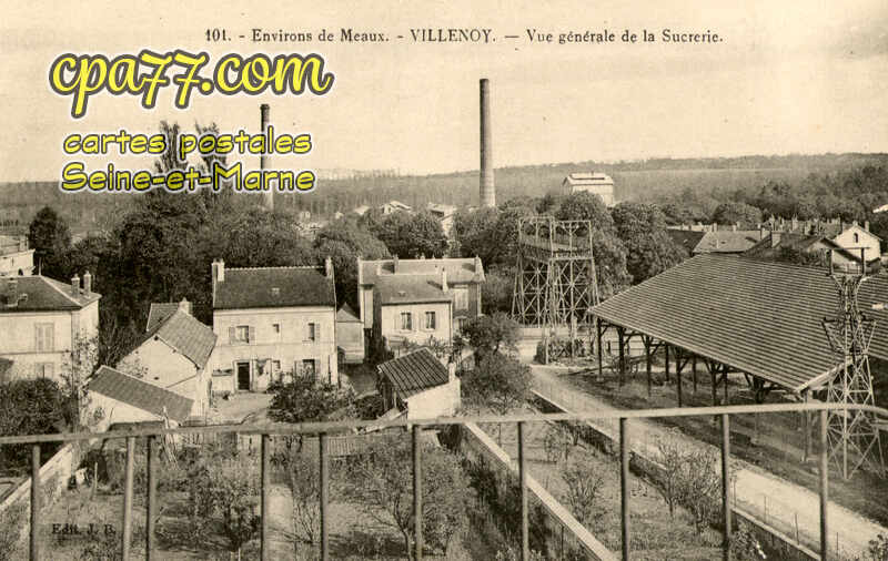 Villenoy (Seine-et-Marne) - Environs de Meaux – Vue générale de la Sucrerie
