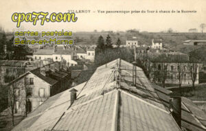 Villenoy (Seine-et-Marne) - Vue panoramique prise du four à chaux de la Sucrerie