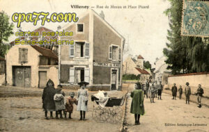 Villenoy (Seine-et-Marne) - Rue de Meaux et Place Picard