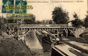 Villenoy (Seine-et-Marne) - Le Canal et le Pont provisoire