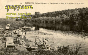 Villenoy (Seine-et-Marne) - Lavandières au Bord de la Marne