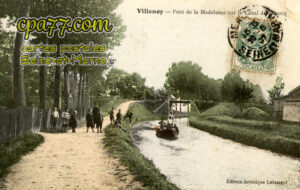 Villenoy (Seine-et-Marne) - Pont de la Madeleine sur le Canal de l’Ourcq