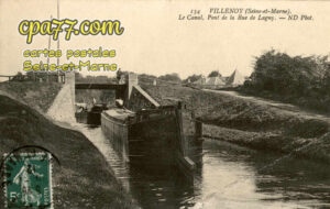 Villenoy (Seine-et-Marne) - Le Canal, Pont de la Rue de Lagny
