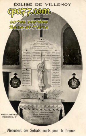 Villenoy (Seine-et-Marne) - Eglise de Villenoy – Monument des Soldats morts pour la France