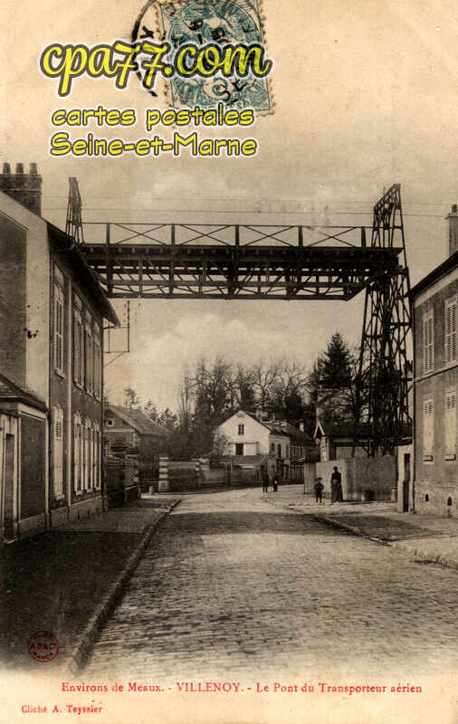 Villenoy (Seine-et-Marne) - Le Pont du transporteur aérien