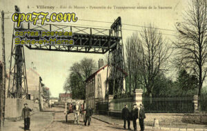 Villenoy (Seine-et-Marne) - Rue de Meaux – Passerelle du Transporteur aérien de la Sucrerie