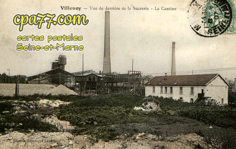 Villenoy (Seine-et-Marne) - Vue de derrière de la Sucrerie – La Cantine
