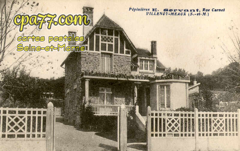 Villenoy (Seine-et-Marne) - Pépinières E. Servant, Rue Carnot
