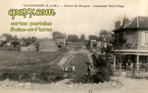 Villeparisis (Seine-et-Marne) - Avenue des Bosquets – Lotissement Paris-Village