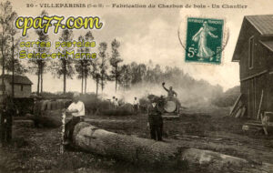 Villeparisis (Seine-et-Marne) - Fabrication du Charbon de Bois – Un Chantier