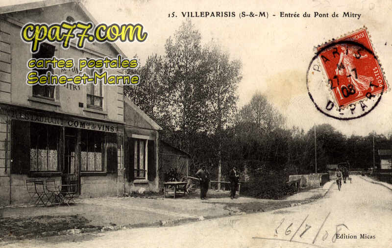 Villeparisis (Seine-et-Marne) - Entrée du Pont de Mitry
