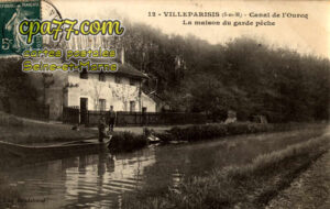 Villeparisis (Seine-et-Marne) - Canal de l&rsquo;Ourcq – La Maison du garde pêche