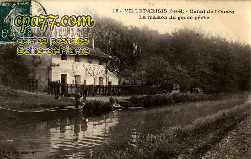 Villeparisis (Seine-et-Marne) - Canal de l&rsquo;Ourcq – La Maison du garde pêche