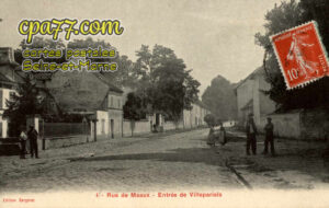 Villeparisis (Seine-et-Marne) - Rue de Meaux – Entrée de Villeparisis