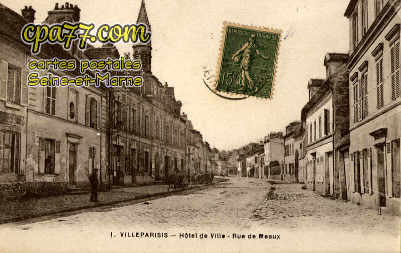 Villeparisis (Seine-et-Marne) - Hôtel de Ville – Rue de Meaux