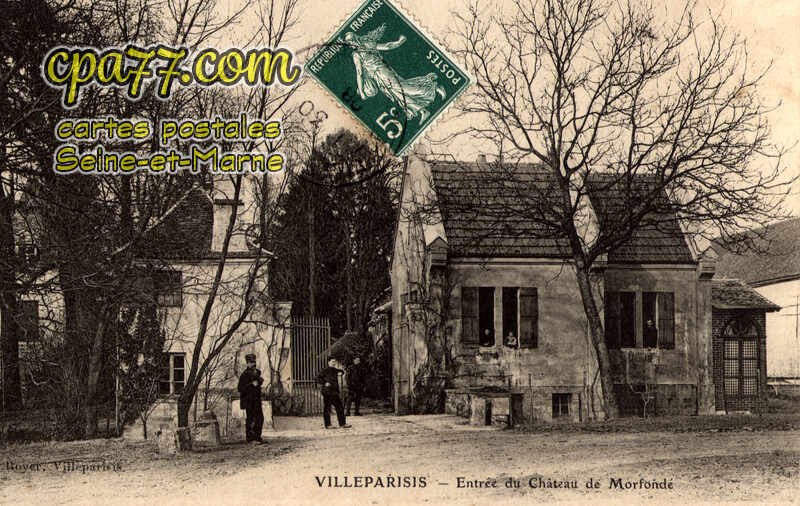 Villeparisis (Seine-et-Marne) - Entrée du Château de Morfondé