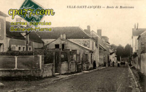 Ville St Jacques (Seine-et-Marne) - Route de Montereau