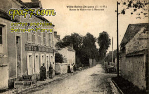 Ville St Jacques (Seine-et-Marne) - Route de Montereau à Nemours