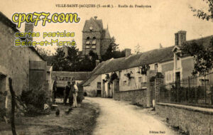 Ville St Jacques (Seine-et-Marne) - Ruelle du Presbytère