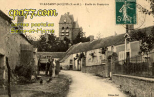 Ville St Jacques (Seine-et-Marne) - Ruelle du Presbytère