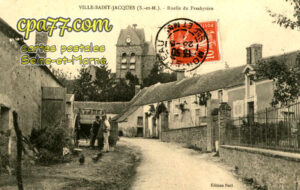 Ville St Jacques (Seine-et-Marne) - Ruelle du Presbytère