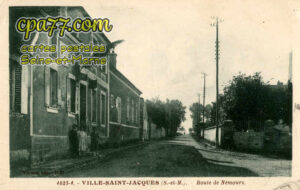 Ville St Jacques (Seine-et-Marne) - Route de Nemours