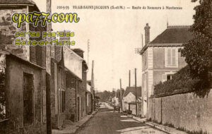 Ville St Jacques (Seine-et-Marne) - Route de Nemours à Montereau