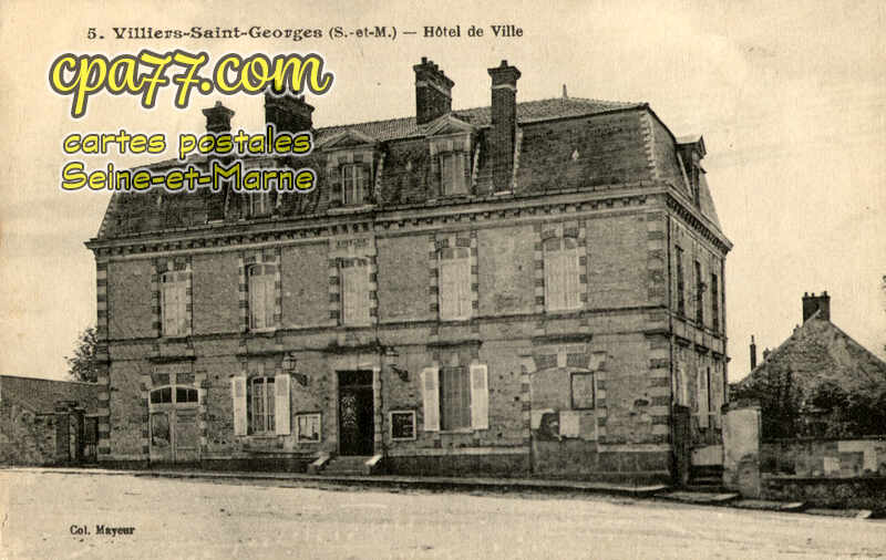 Villiers St Georges (Seine-et-Marne) - Hôtel-de-Ville