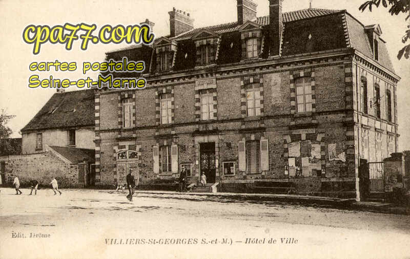 Villiers St Georges (Seine-et-Marne) - Hôtel-de-Ville