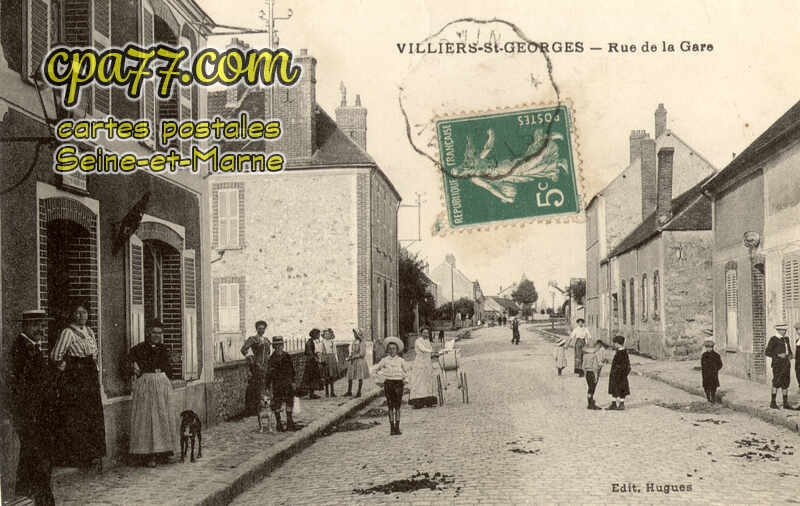 Villiers St Georges (Seine-et-Marne) - Rue de la Gare